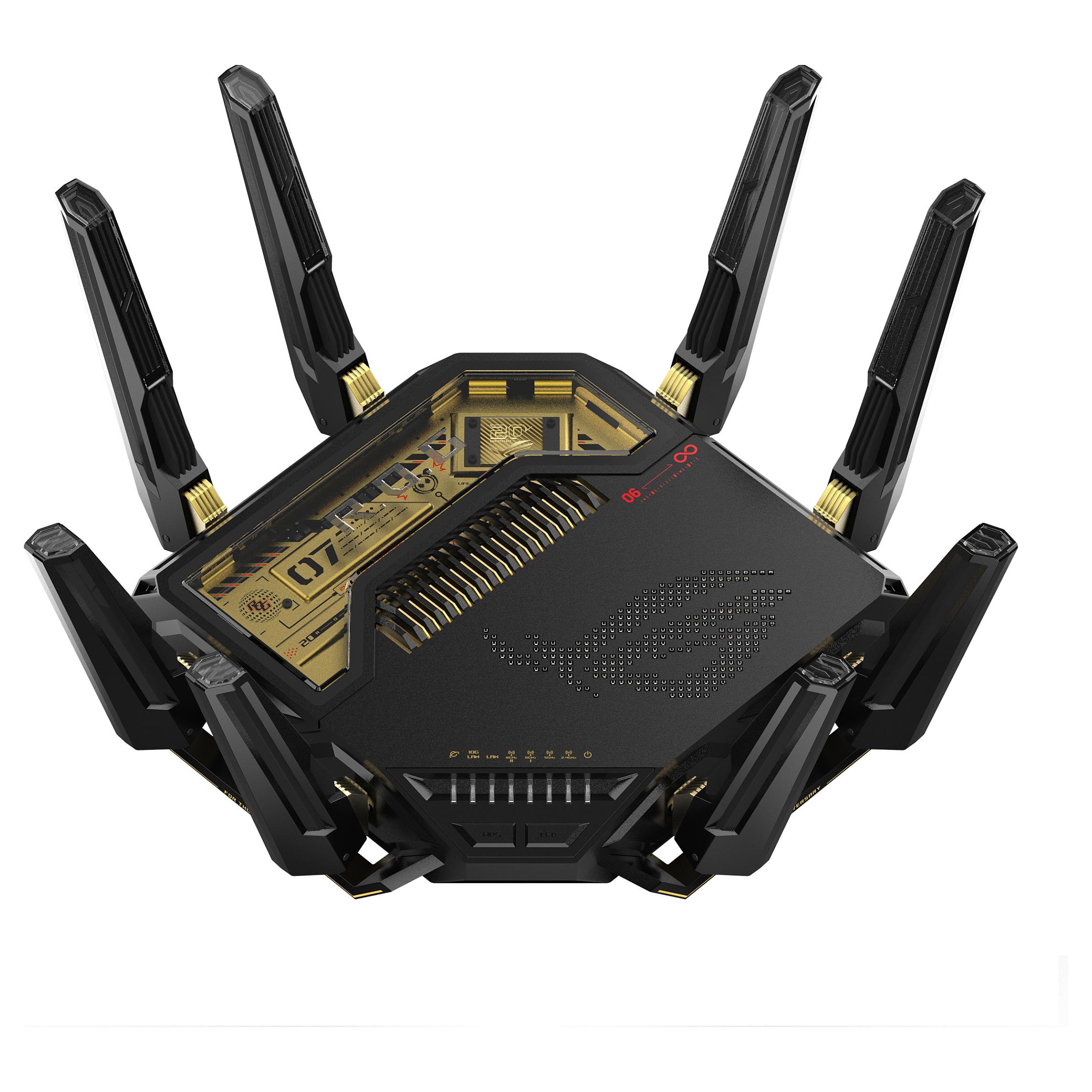 ASUS ROG Rapture GT-BE98 Edition 20 - WiFi 7 | BE25000 | Dual 10G - Wireless router 802.11a/b/g/n/ac/ax/be (Wi-Fi 7)