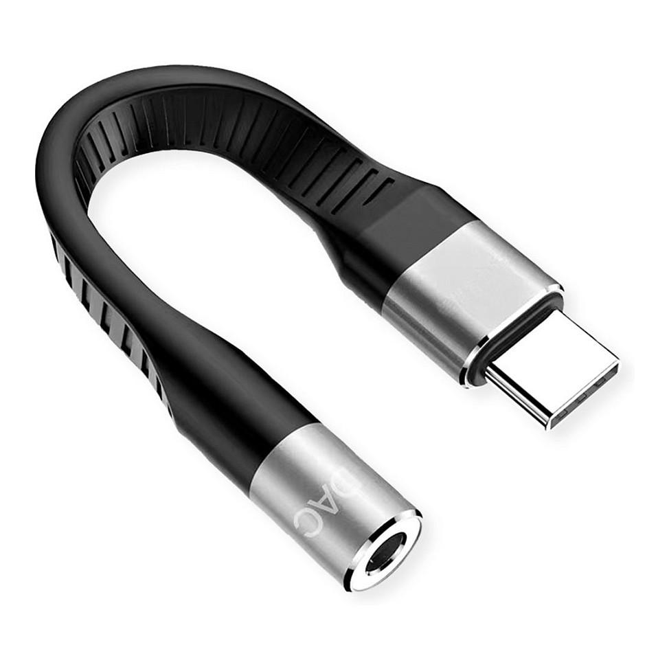 USB-C til 3,5 mm lydadapter ROLINE 12.03.3241 - sort