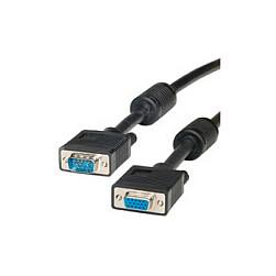VGA-kabel ROLINE HD15 han-hun med ferritkerne - 20 m