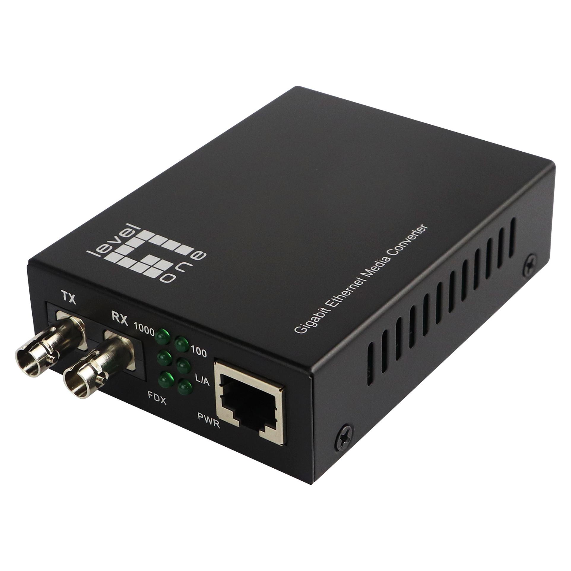 LevelOne GVT-2003 Fibermedieomformer Ethernet Fast Ethernet Gigabit Ethernet