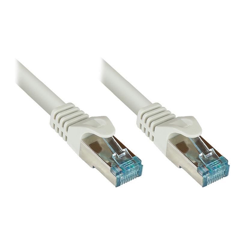 Netværkskabel Cat.6A patchkabel 8064-H003 - grå, 0,25 m