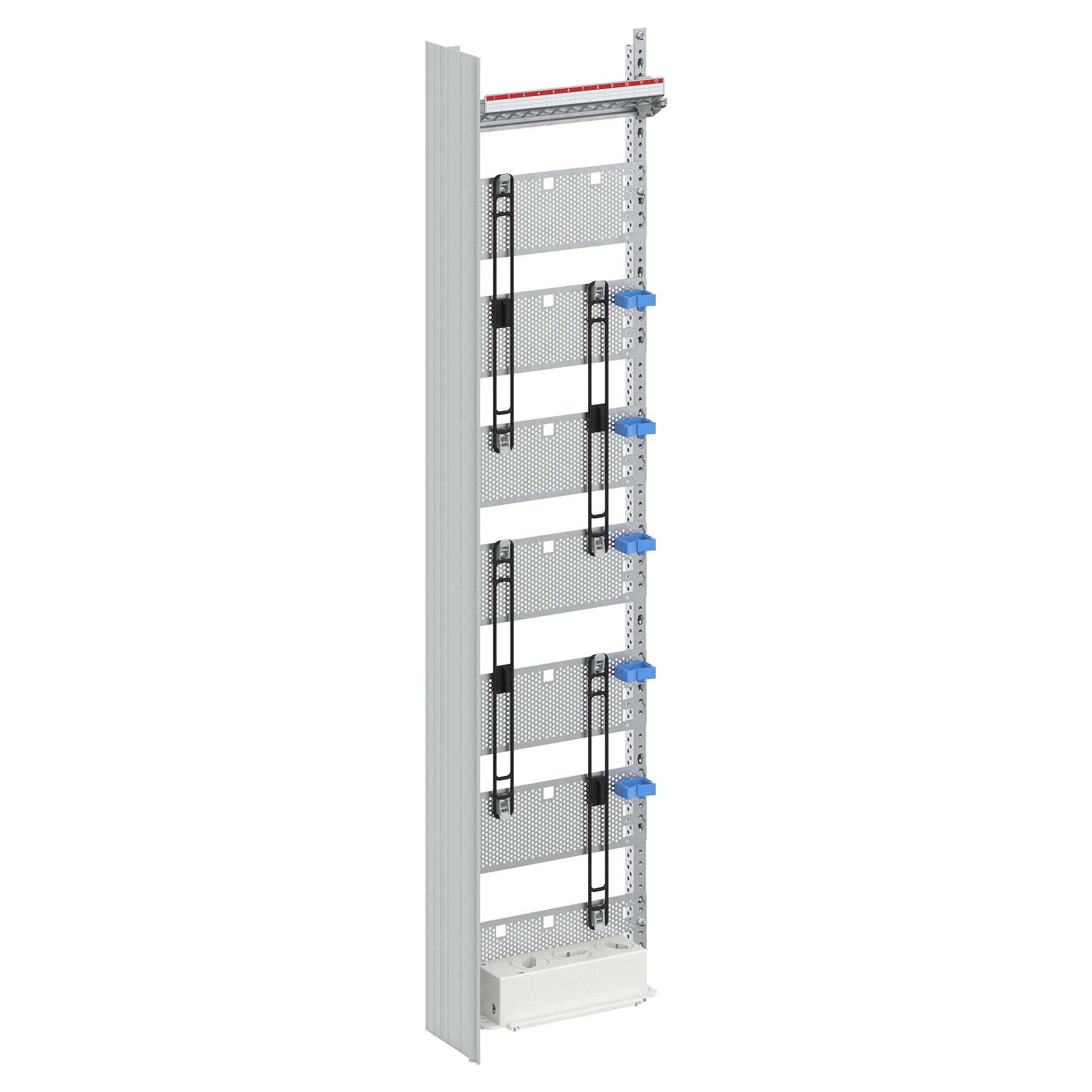 Multimediefelt ABB Striebel & John FM17P - 3-vejs stikkontakt og patchpanel, 1050 mm