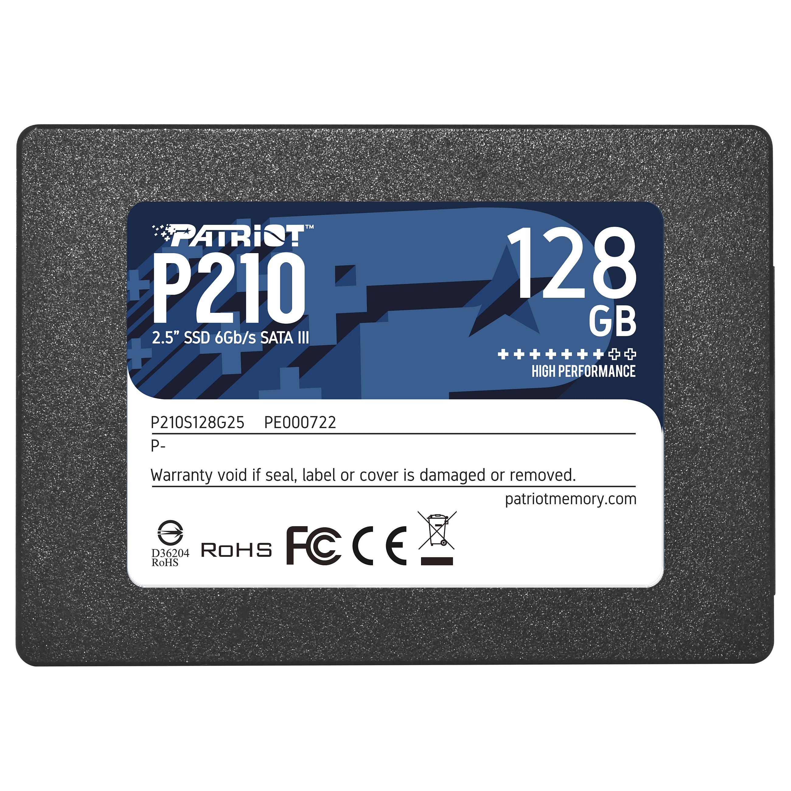 SSD Patriot Memory P210 2,5" 128 GB SATA III