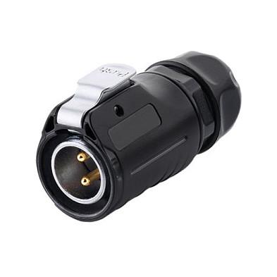 Industristik econ connect IC01-20P201 S1 - Power 2-pin M20 - sort