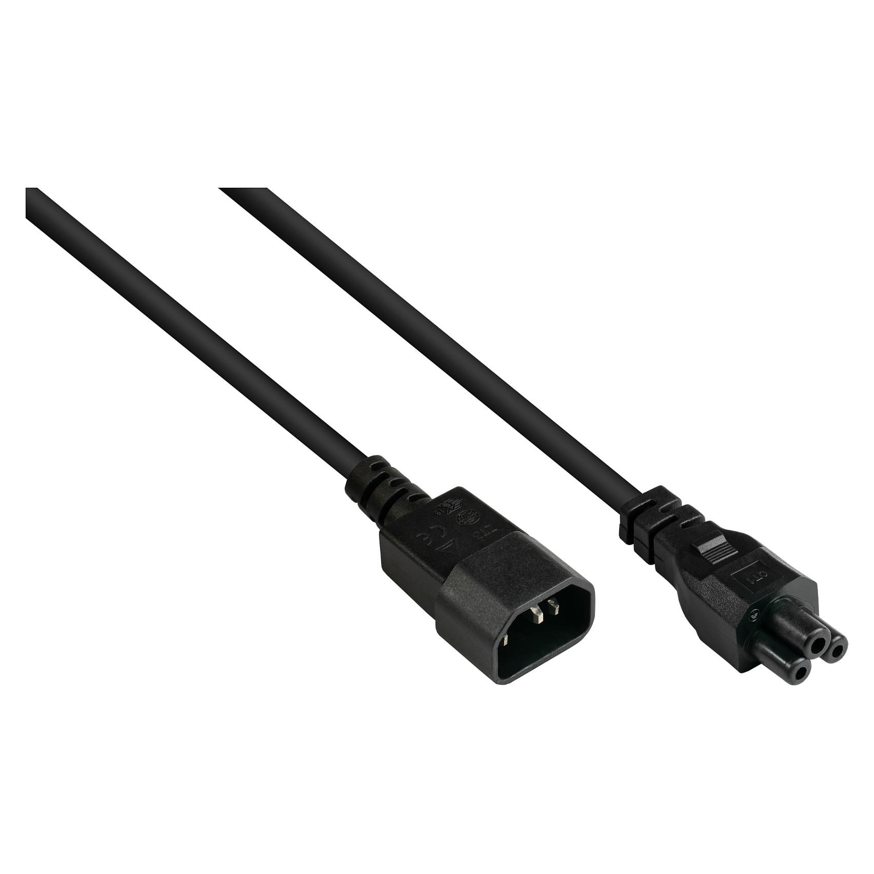 Strømkabel C14 til C5 P1405-S050 - 5 m, sort