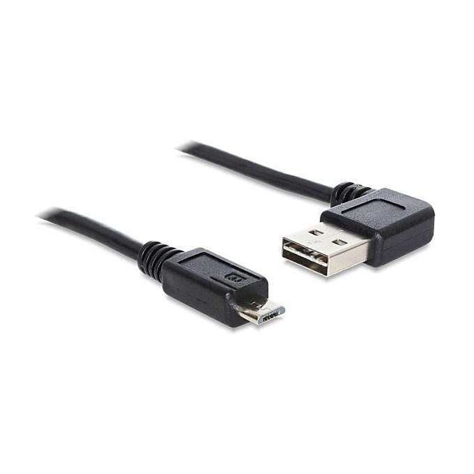 USB-kabel DeLOCK EASY-USB 2.0 USB-A til Micro-USB B - 3 m, sort