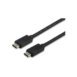 USB-C-kabel Equip USB 2.0 Type C - 1 m, sort