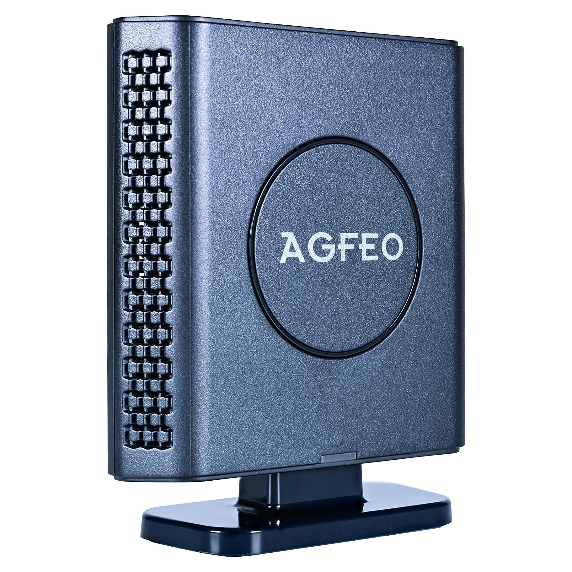 AGFEO DECT IP Base pro XS, 1,88 - 1,9 GHz, 16 kanaler, 250 mW, SIP, IPv4, IPv6, G.711, G.722, G.726, G.729