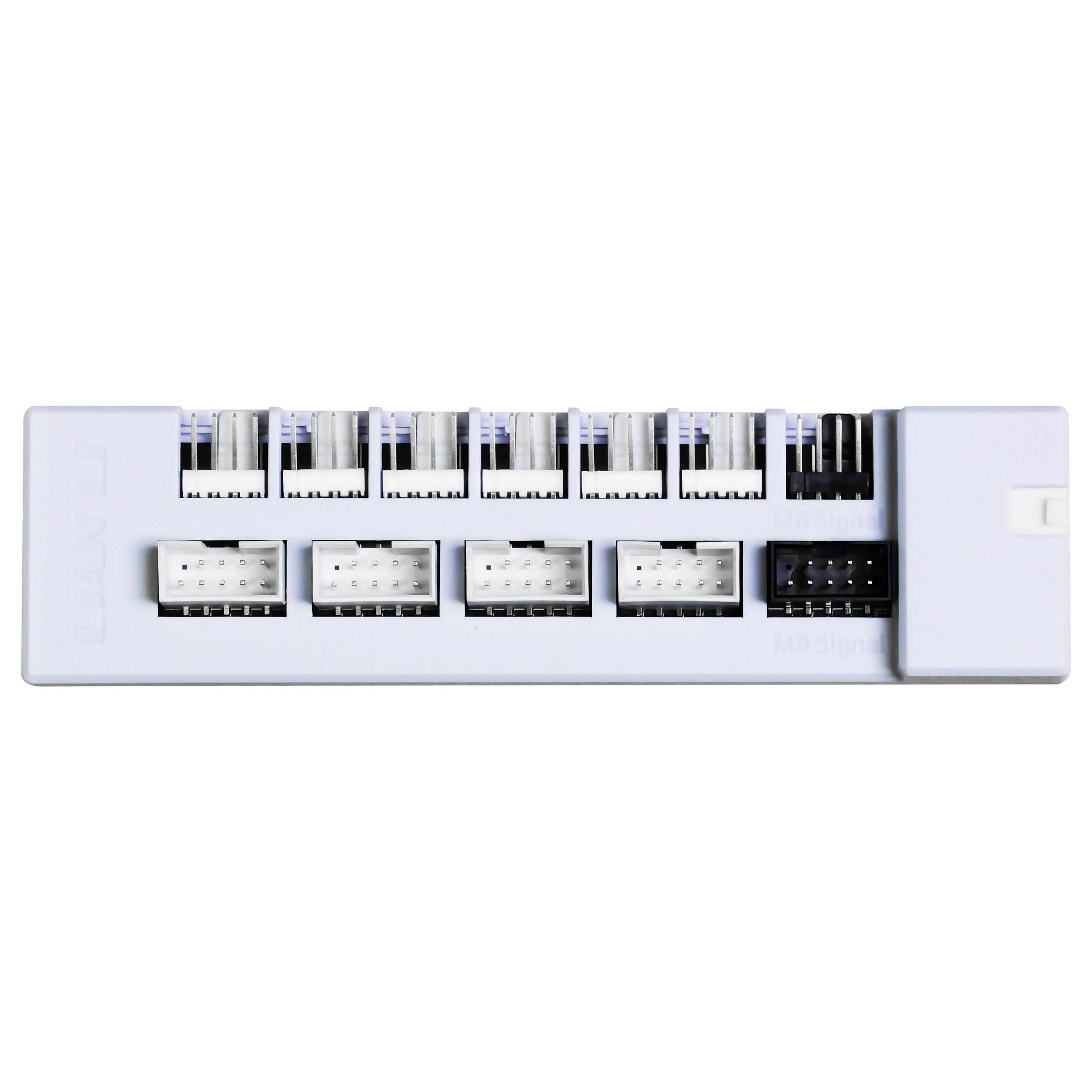 Lian Li EG-HUB01 EDGE HUB blæser-/USB-hub 4x USB 6x PWM, hvid