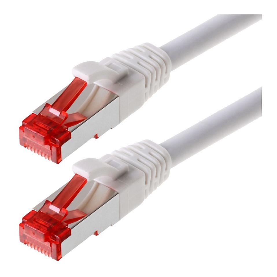 Patchkabel Helos Cat.6 S/FTP AWG 27/7 30 m - hvid