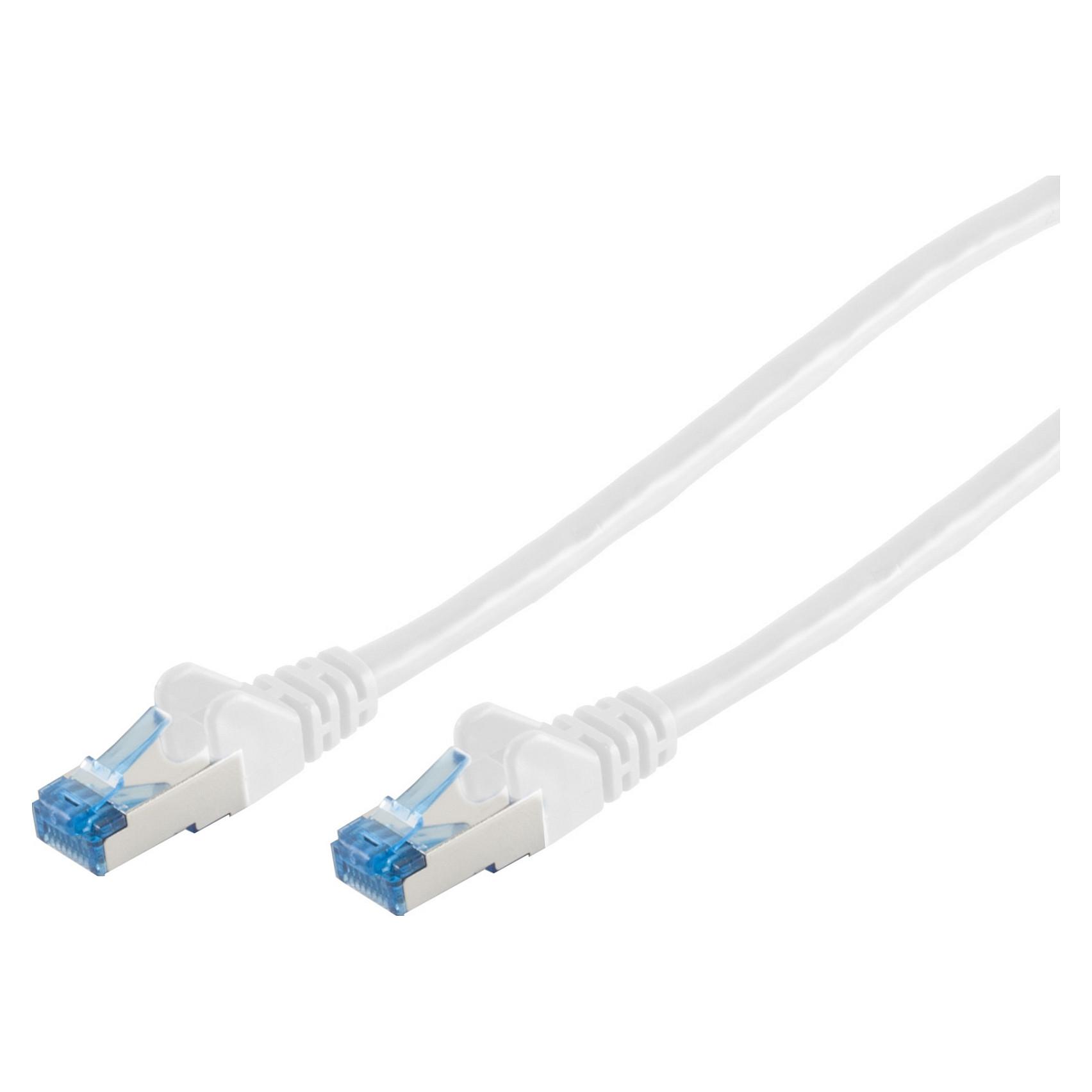 S/CONN maximum connectivity 75711-0.5W netværkskabel Hvid 0,5 m Cat6a S/FTP (S-STP)