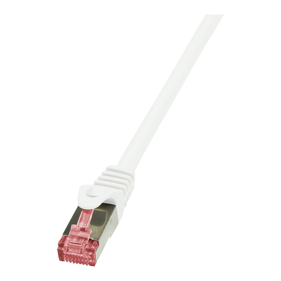 LogiLink PrimeLine CAT 6 SFTP, PiMF 20m Patchkabel Hvid