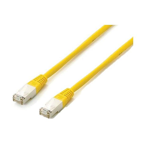 Patchkabel Equip Cat6A Platinum S/FTP RJ45 0,5 m - gul