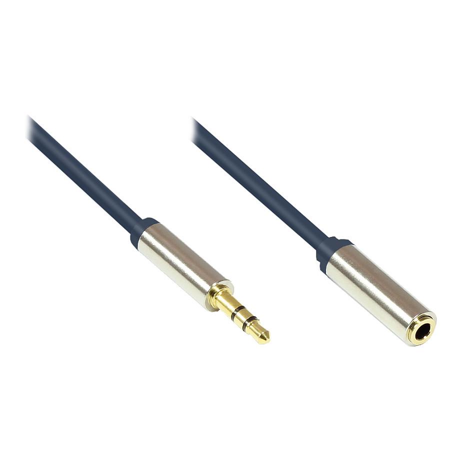 Lydforlængerkabel econ connect GC-M0054 3,5 mm han/hun - 3 m, blå