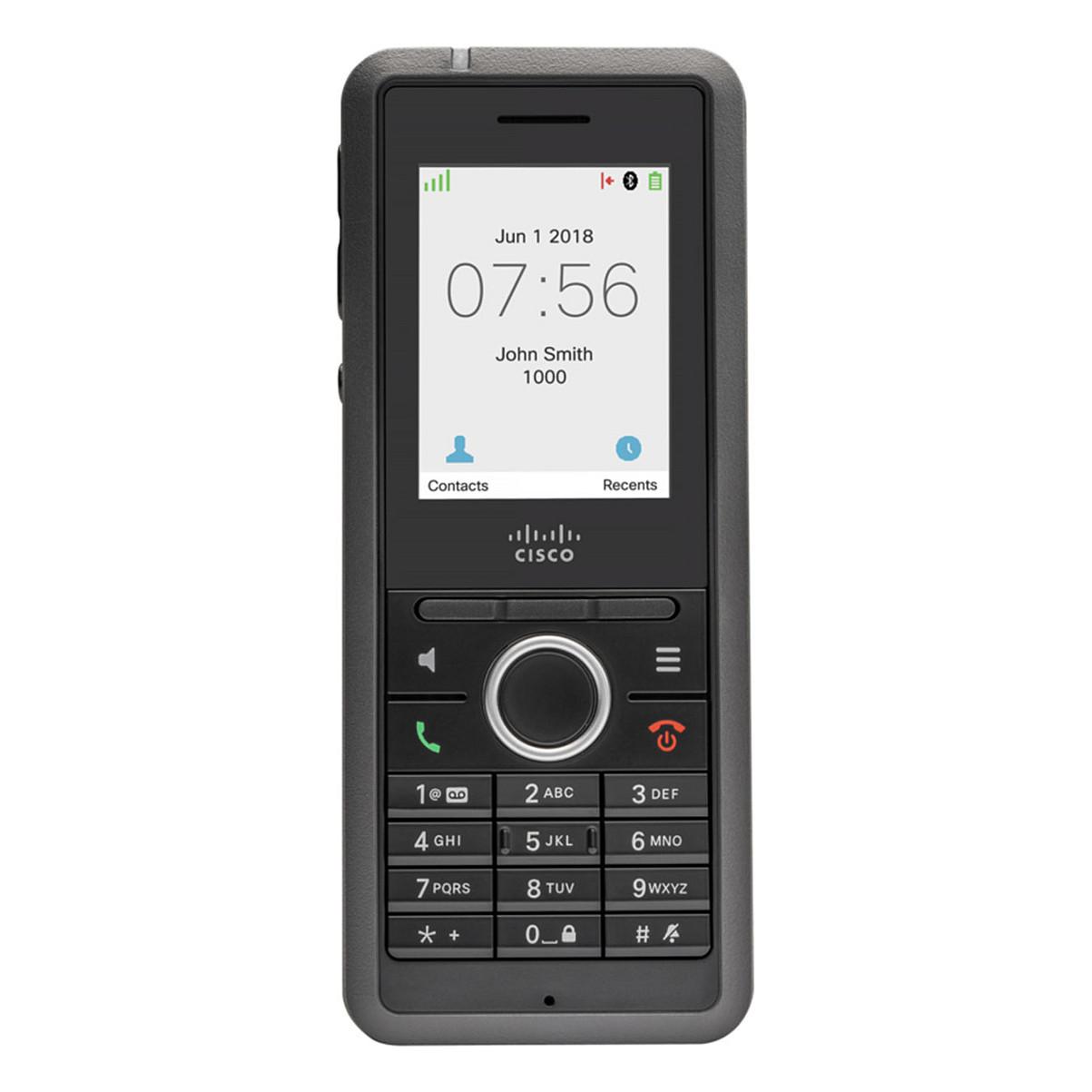 Cisco IP DECT Phone 6823 Ekstra trådløst håndsæt Ingen nummervisning Sort