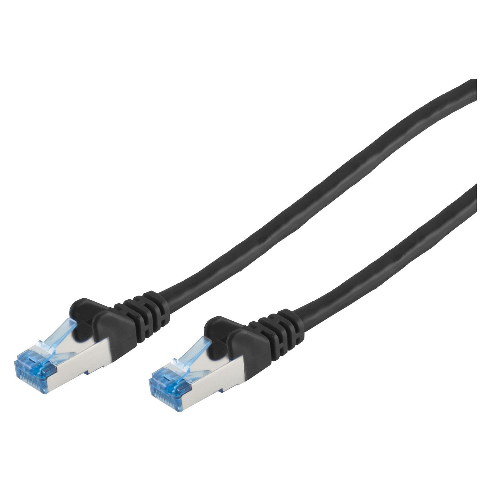 S/CONN maximum connectivity 75711-0.25S netværkskabel Sort 0,25 m Cat6a S/FTP (S-STP)