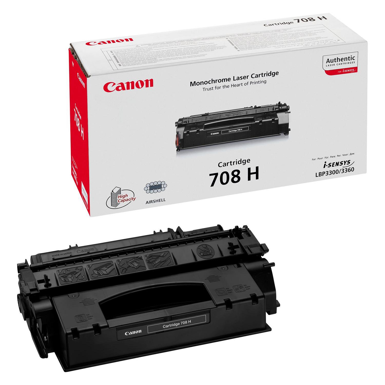 Canon CRG 708 High Capacity Black - Lasertoner Sort