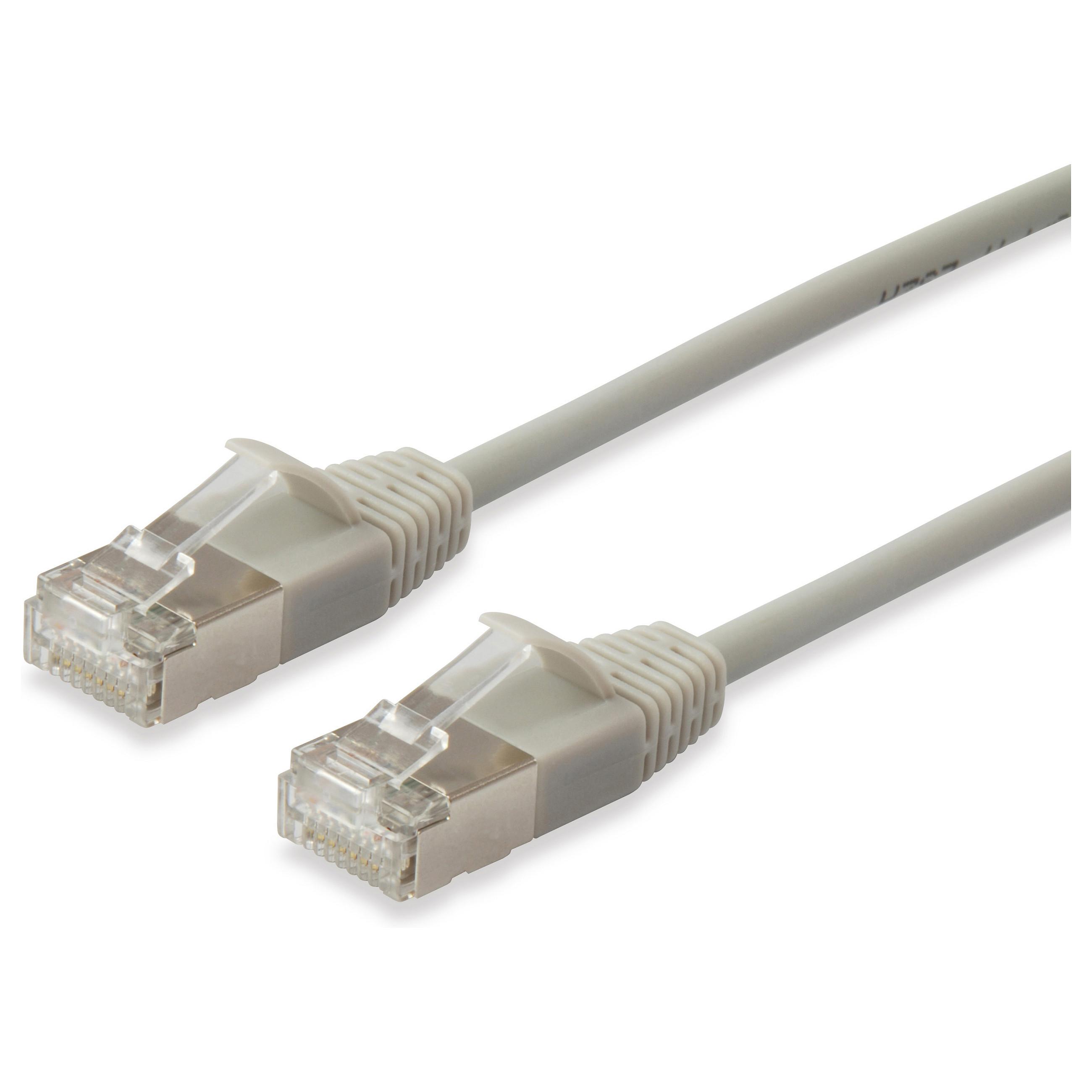 Netværkskabel Equip Cat6A F/FTP Slim RJ45 3 m - beige