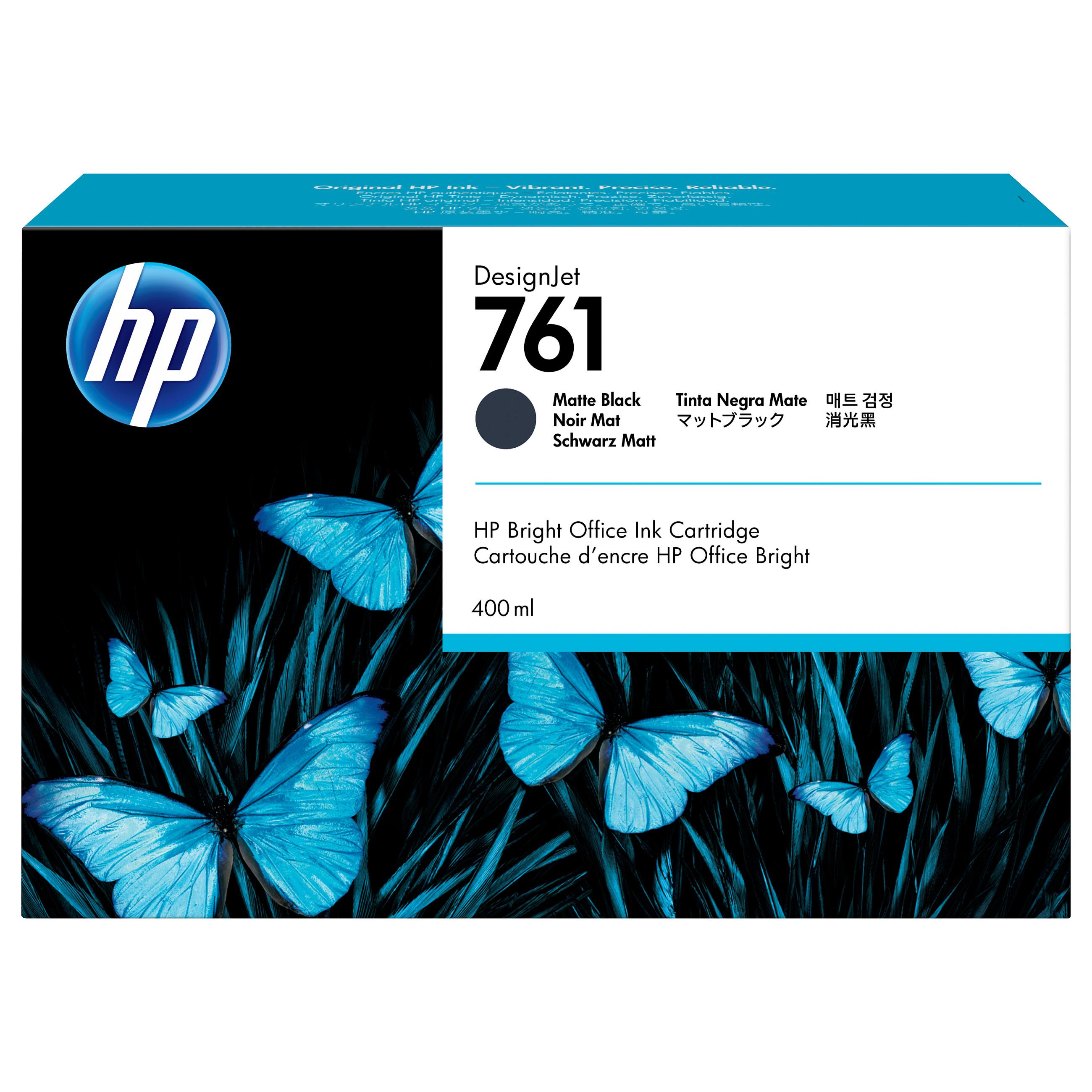 HP HP 761 Blækpatron Mattsort CM991A Modsvarer: N/A