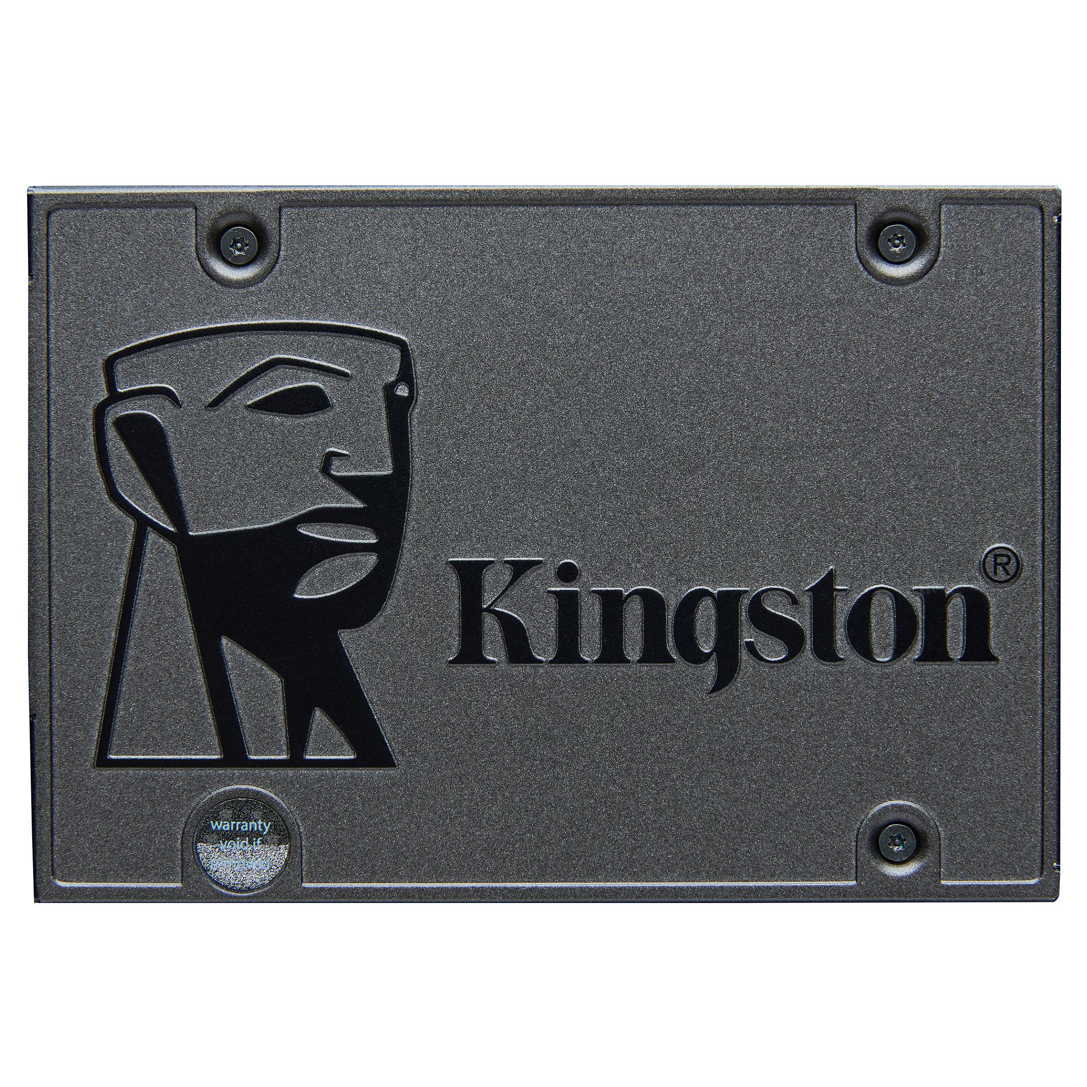 Kingston A400 960 GB 2,5" intern SSD - SATA 6 Gb/s solid state-drev til pc og notebook