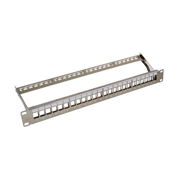 Patchpanel EFB Elektronik 37578.1 24-port 1U - grå RAL7035