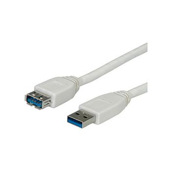 USB-kabel VALUE USB 3.2 Gen 1 0,8 m - grå