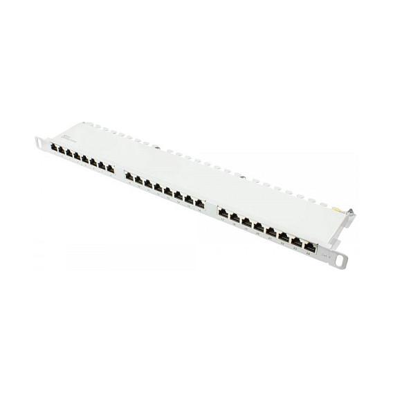 Patchpanel 19" Cat. 6 24-ports GC-N0135 - lysegrå