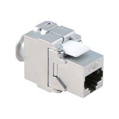 Keystone-kobling Bachmann CAT6a STP RJ45/LSA - metallic