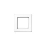 1-fags ramme JUNG AC 581 WW - hvid
