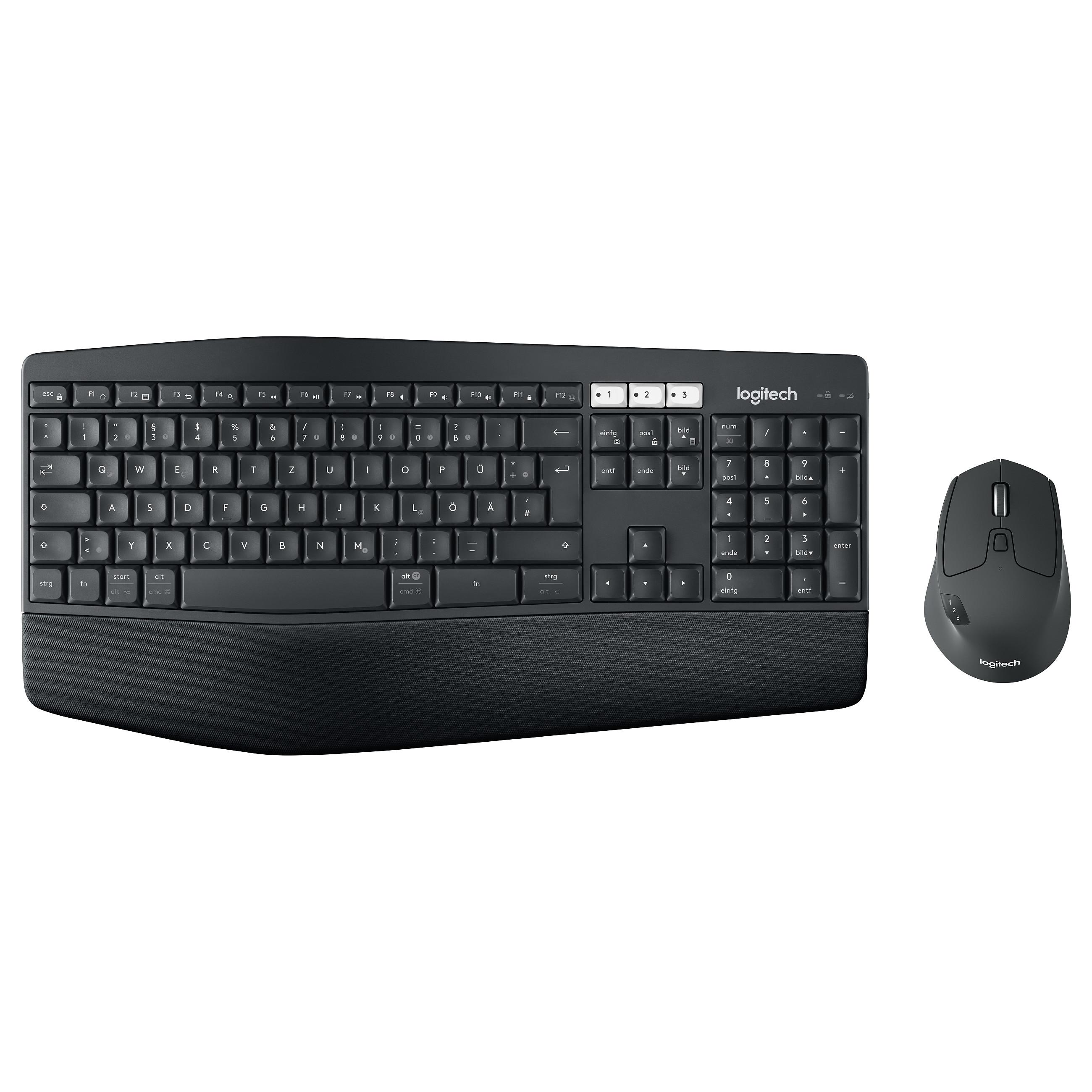 Trådløst tastatur- og musesæt Logitech MK850 Performance QWERTZ - sort
