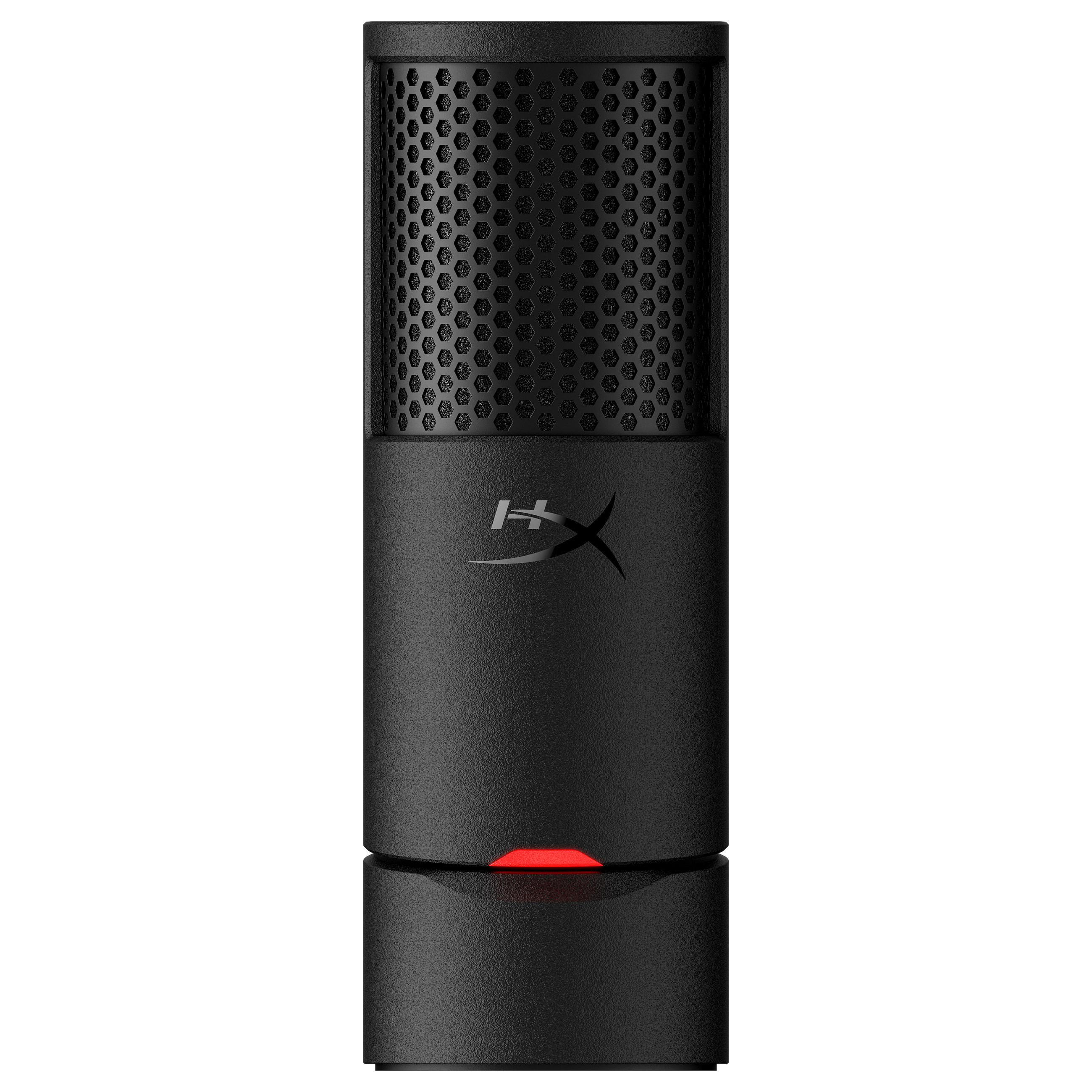 HyperX SoloCast 2 sort kablet USB-mikrofon med 96 kHz, 2 m kabel og 368 g vægt