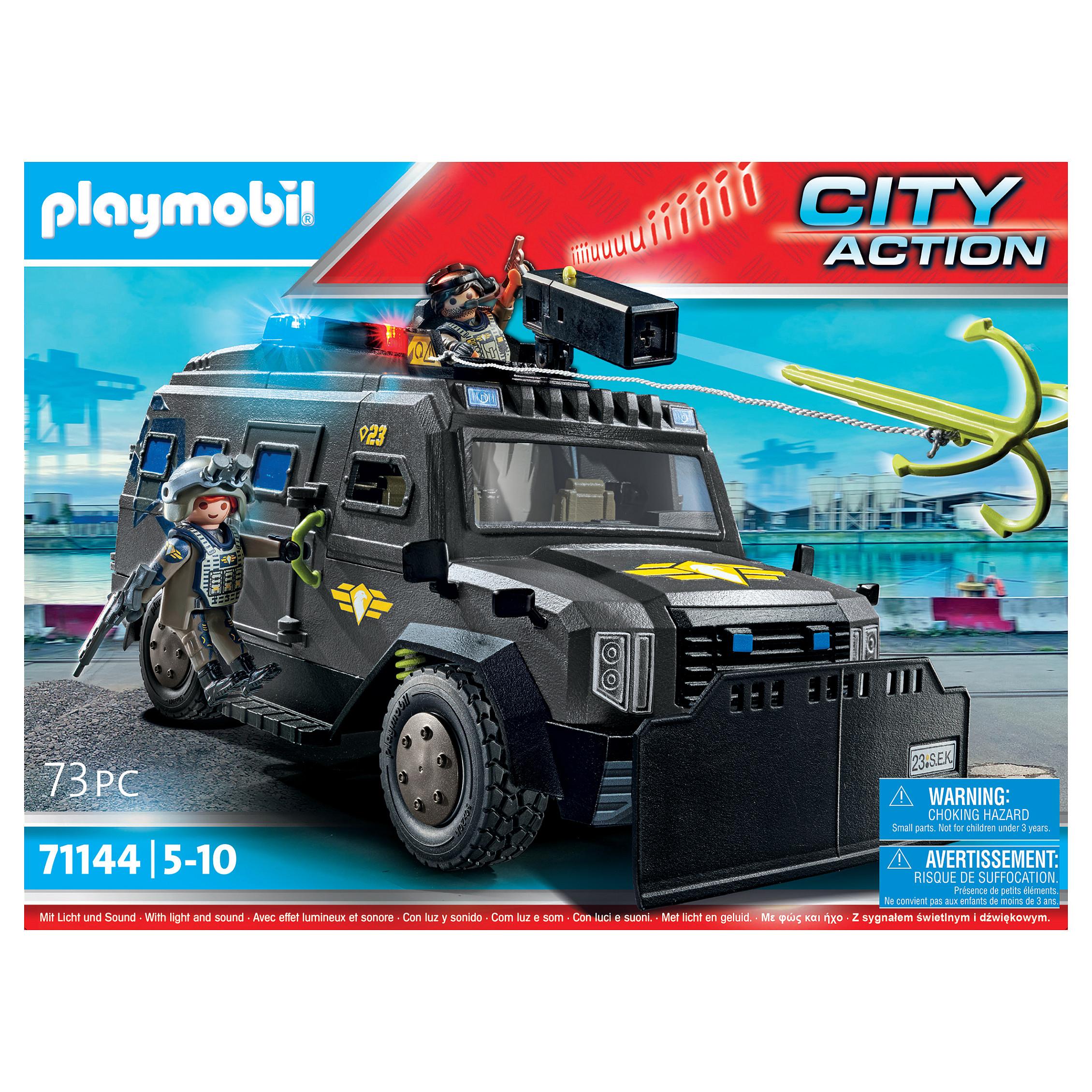 Playmobil City Action 71144, Militært køretøj, 5 År, Plast, Flerfarvet