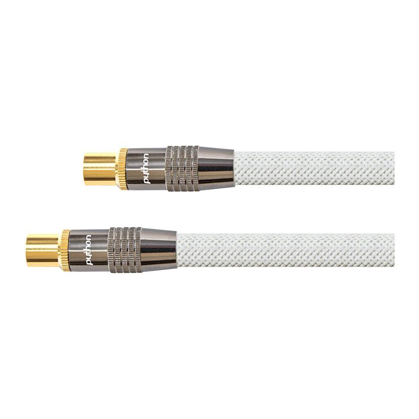 TV-antennenkabel Python PYTHON Series - hvid, 1 m