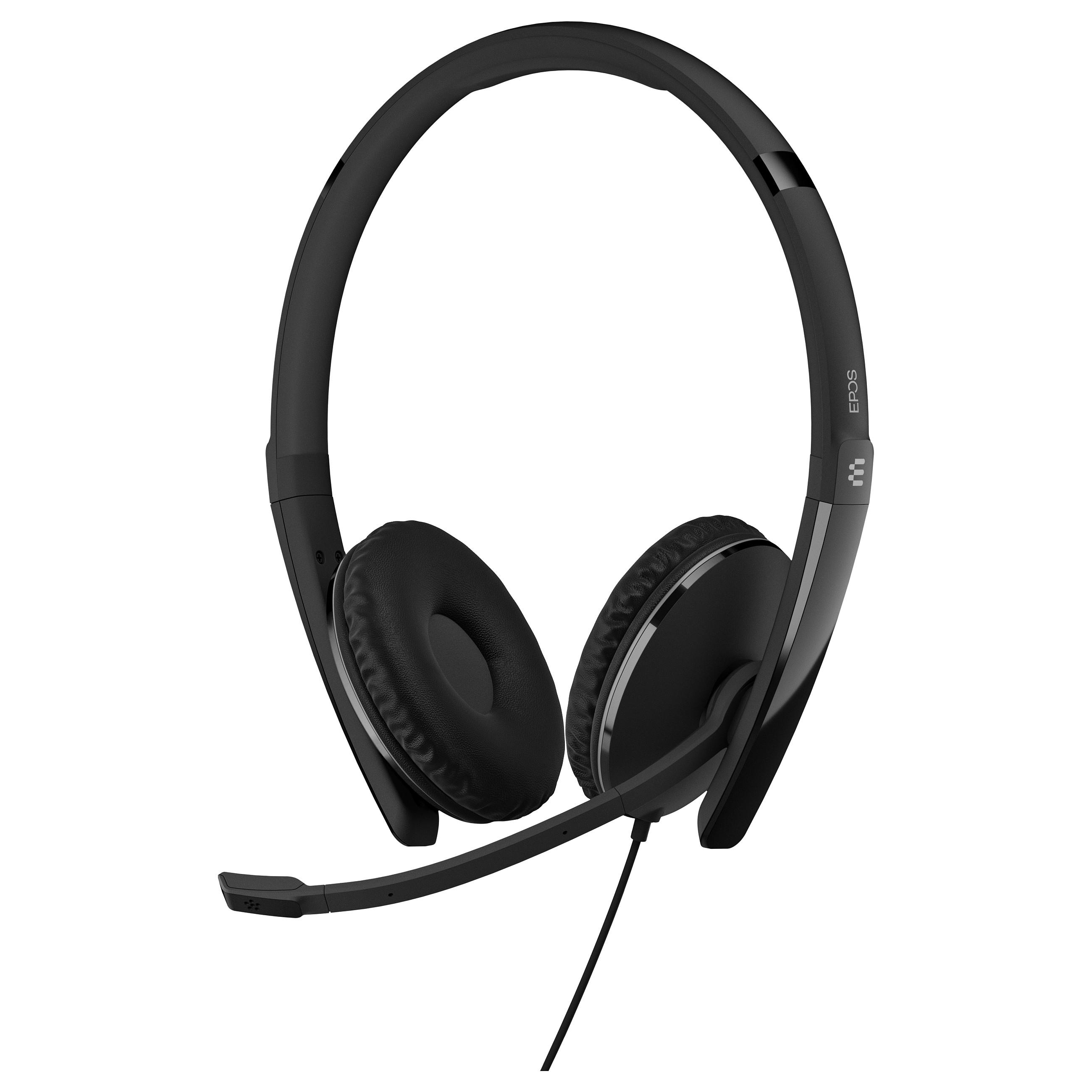 EPOS ADAPT 160T ANC USB-C headset til MS Teams, kablet on-ear med ANC og boommikrofon