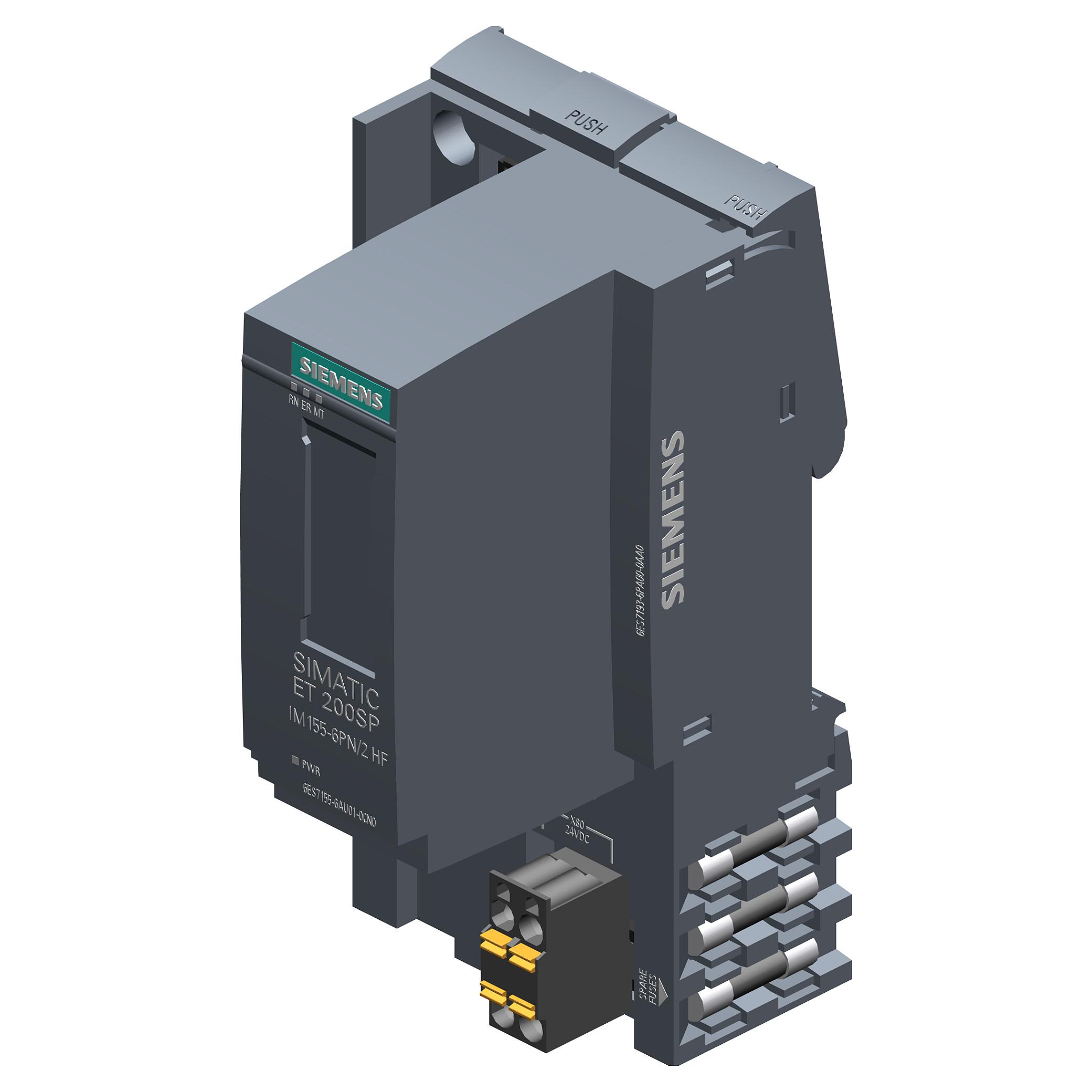 Siemens Simatic et 200sp, profinet 2-port interface modul im155-6pn/2 high feature