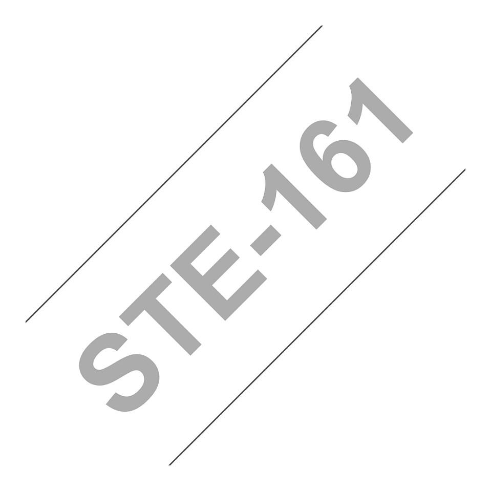 Stempelbånd Brother P-touch STE-161 - sort, 3,6 cm x 3 m