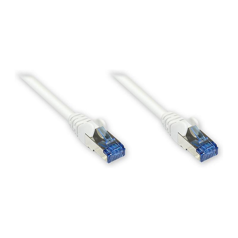 Patchkabel econ connect Cat. 6A S/FTP 5 m - hvid
