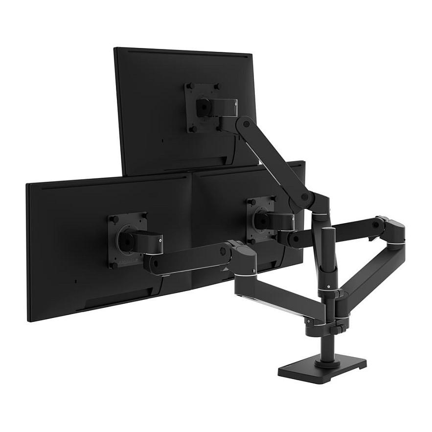 Ergotron LX Pro mounting component - side-by-side - dual conversion kit - black - Maks 20 kg - Maks størrelse