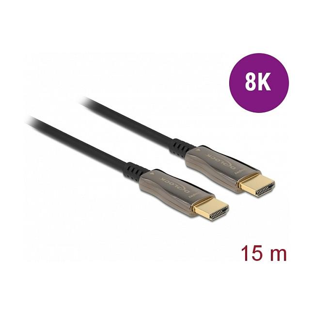 Aktivt optisk HDMI-kabel DeLOCK 84037 8K 60 Hz 15 m