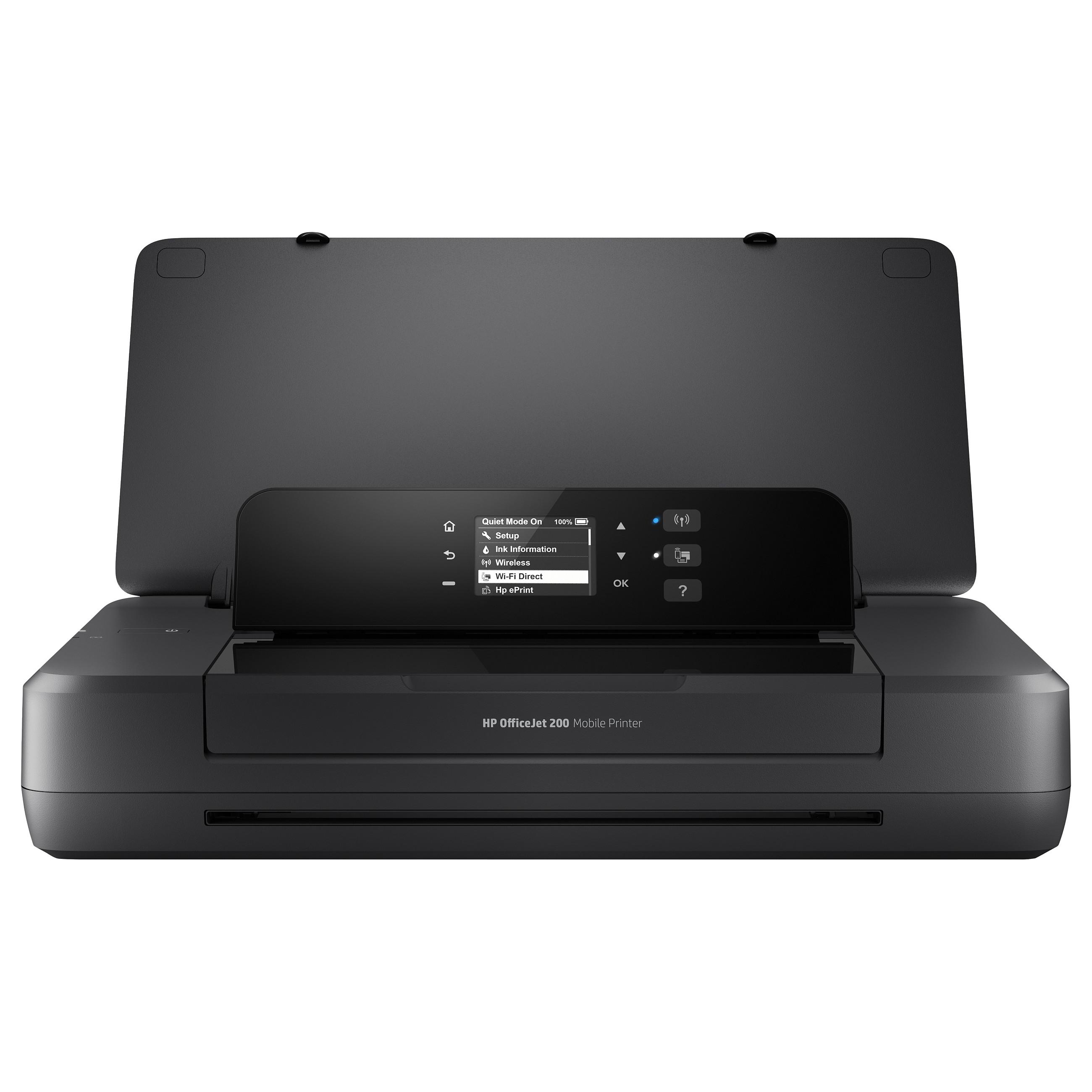 HP Officejet 200 Mobile - Color Inkjet - A4 - Wi-Fi - Farve - Blæk