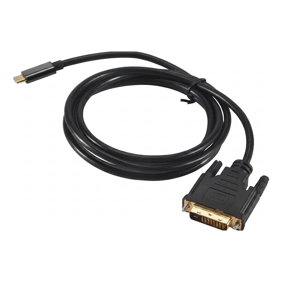 S/CONN maximum connectivity 10-58185 videokabel adapter 1,8 m DVI-D USB Type-C Sort