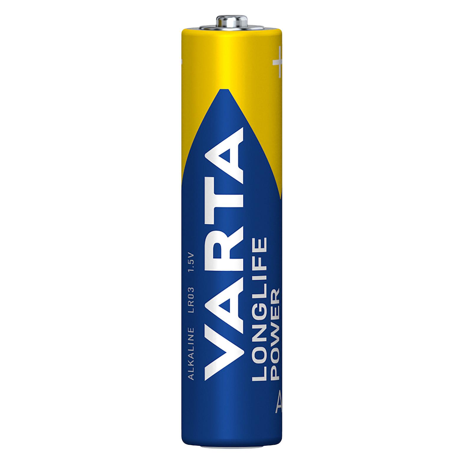 AAA-batterier Varta Longlife Power LR03 1,5 V - 40 stk.
