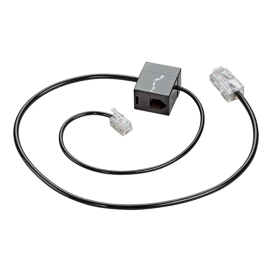 HP Poly - Kabel til hovedsæt - 3,5 mm audiostik til 3,5 mm audiostik - Electronic Hook Switch (EHS) - for Poly Savi