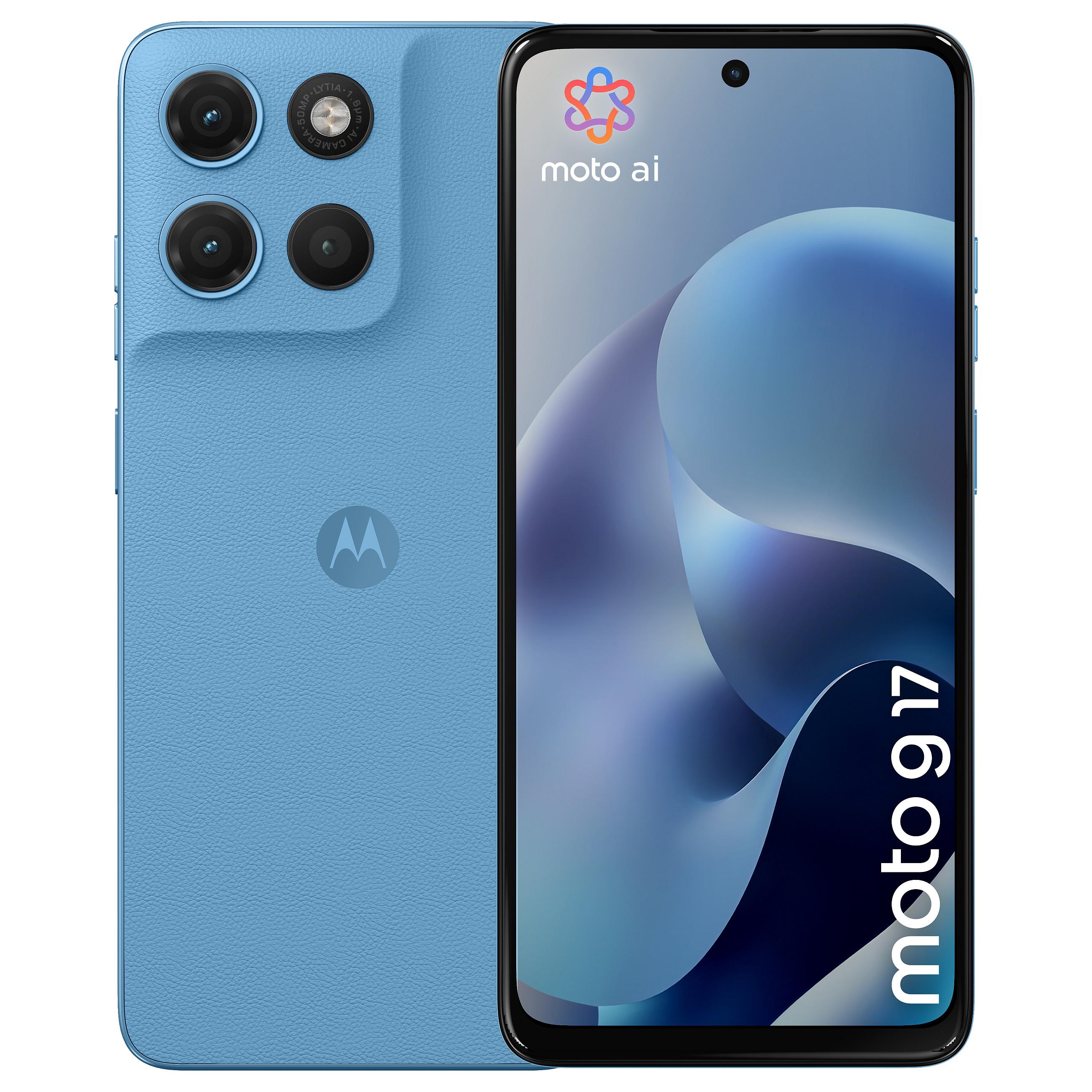 Motorola moto g17 6,72" 4/128 GB Dual SIM smartphone - PANTONE Alaskan Blue