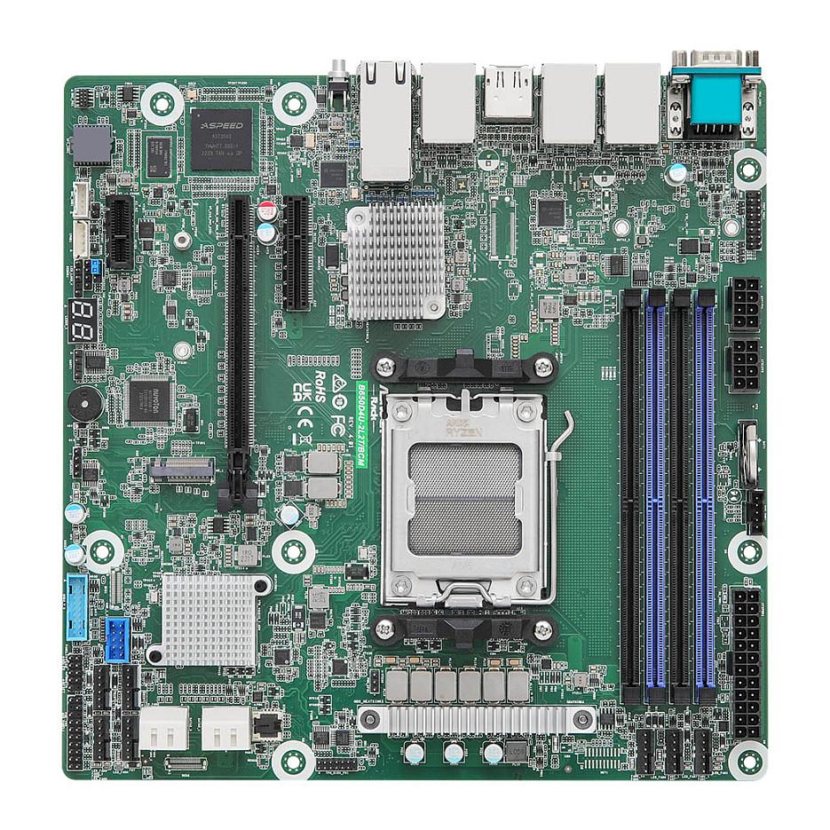 ASRock Rack B650D4U-2L2T/BCM - Bundkort - micro ATX - Socket AM5 - AMD B650E Chipset - USB 3.2 Gen 1 - 2 x 10 Gigabit LAN, Gigabit LAN - onboard grafik