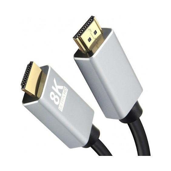 HDMI-kabel Helos 288397 Premium 8K - 1 m, sort