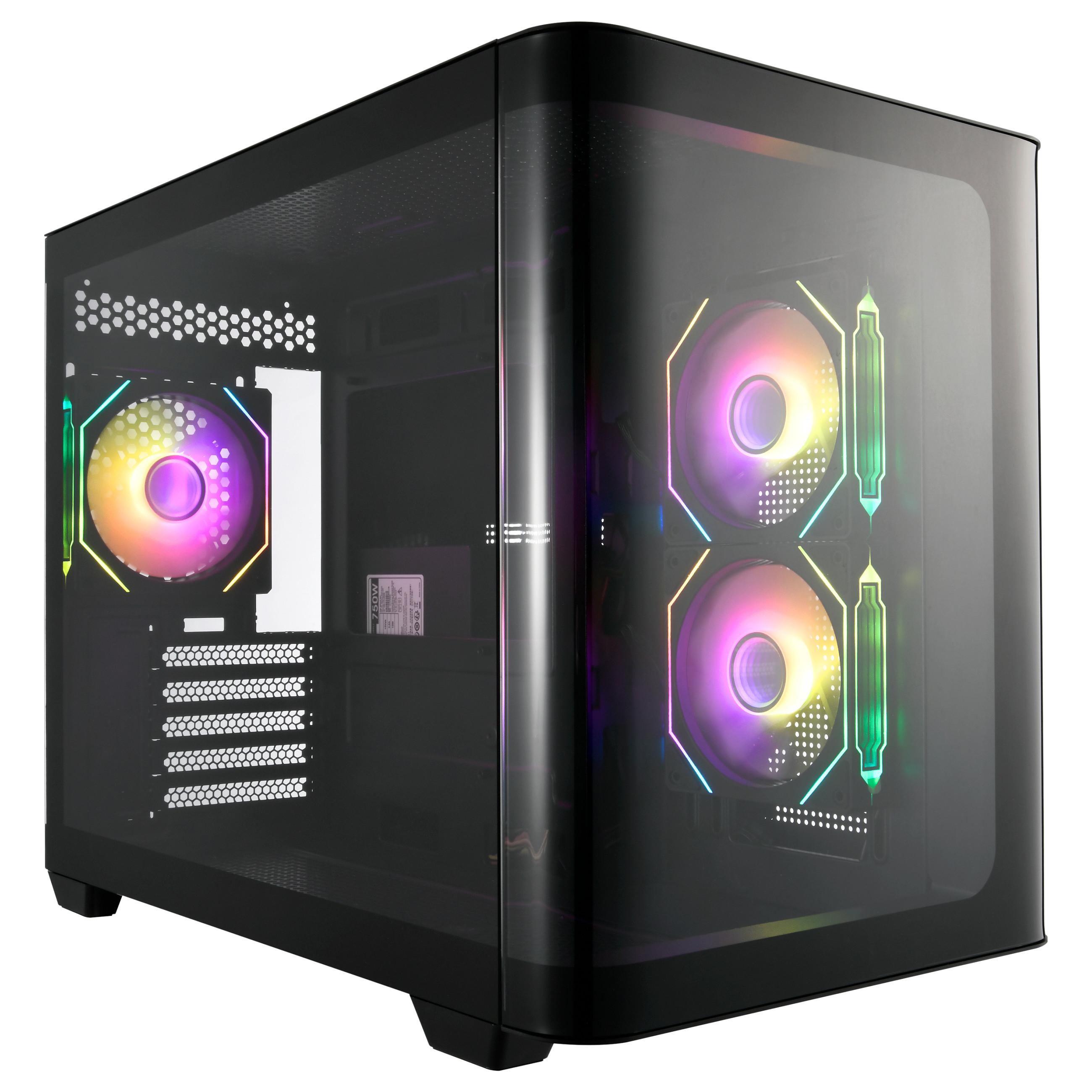 PC-kabinet Fortron FSP S380-BA til micro ATX/Mini-ITX - sort