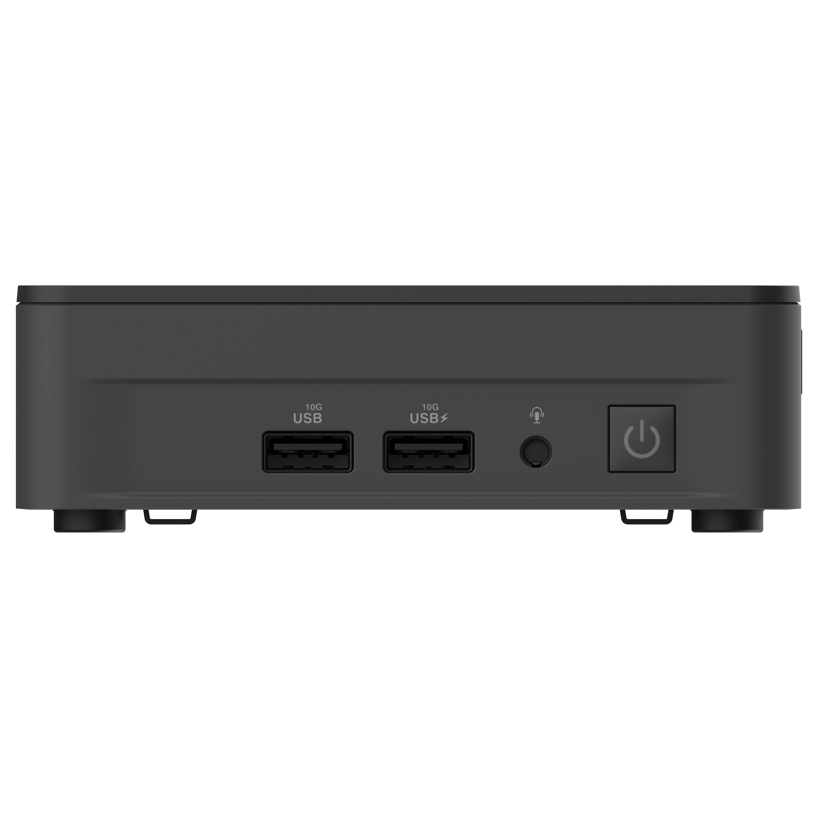 ASUS NUC 13 Pro Slim Kit RNUC13L5KV700000I - Barebone - mini PC 1 x Core i7 1370PE / op til 4.8 GHz - RAM 0 GB - Intel Iris Xe Graphics - IEEE 802.11ax (Wi-Fi 6E), Gigabit Ethernet, 2.5 Gigabit Ethernet, Bluetooth 5.3 - sort