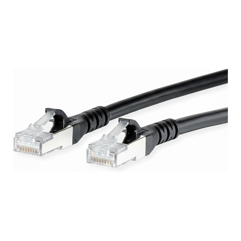 Patchkabel METZ CONNECT Cat.6A AWG 26 LSOH - sort, 50 m