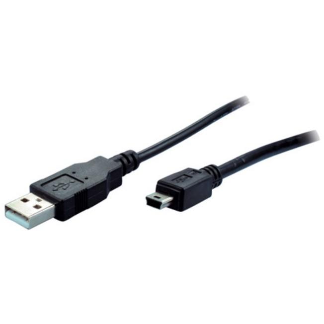S/CONN maximum connectivity 14-16035 USB-kabel USB 2.0 2 m Mini-USB B USB A 0,48 Gbit/sek. Sort